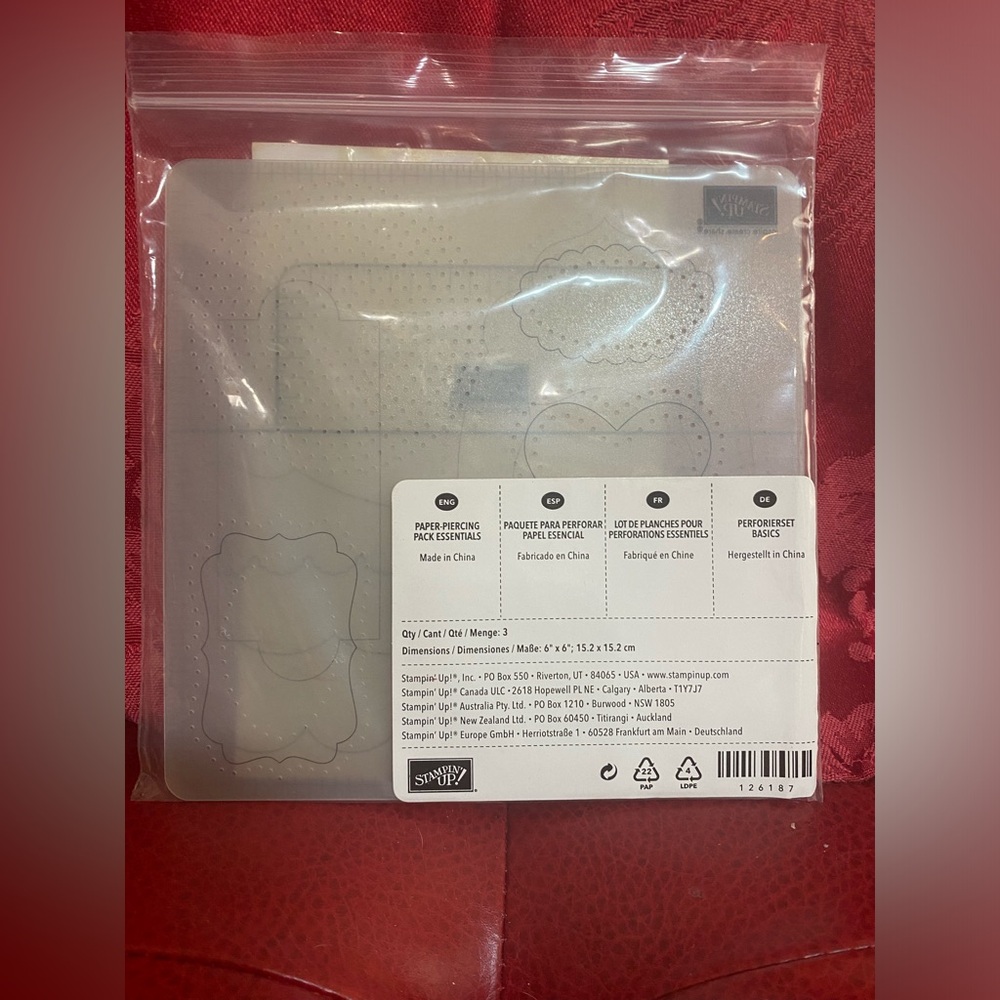 Stampin Up! Paper-Piercing Pack Essentials